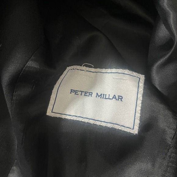 Peter Millar Black Classic Vest Men's Size 48R Formal Suit Separate MSRP $339 - Picture 6 of 6